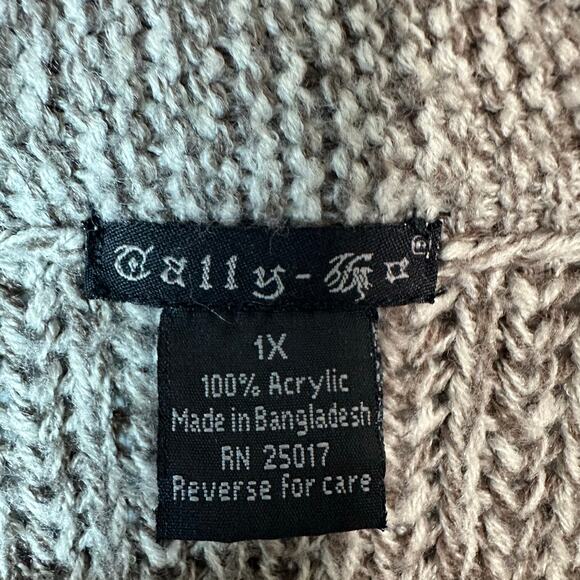 Cally women’s cardigan, one button snap closure, coastal grandma fall cozycore - Picture 5 of 9